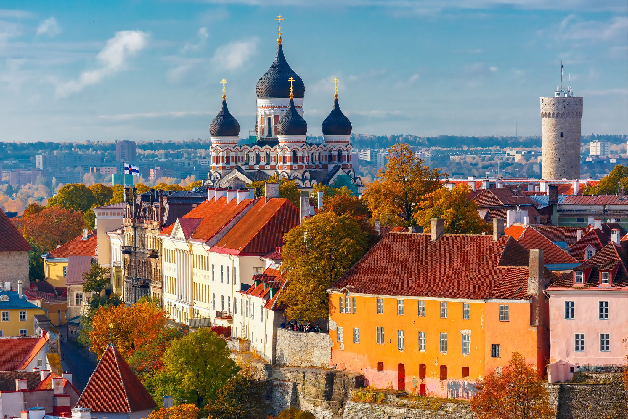 <p>Tallinn is the perfect mix of modern tech and medieval beauty. Home to Skype and a NATO cybersecurity center, it’s also well-known for Nevsky Cathedral, pictured here, and the 1,330-mile Forest Trail, which also runs through Latvia and Lithuania. </p>