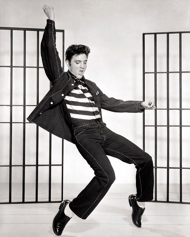 <p>Elvis grew up dirt poor, supported by a father who mainly worked odd jobs. In 1938, his father ,Vernon, spent the better part of a year in prison for <a href="https://www.history.com/news/7-fascinating-facts-about-elvis">forging a check for four dollars</a>, but who knows? Maybe it inspired his son to perform “Jailhouse Rock.”</p>