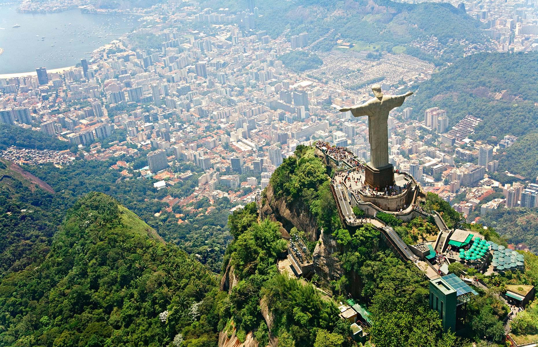 <p>Whether you're religious or not, the sight of the 98-foot (30m) sculpture of Christ rising above Rio de Janeiro's magical mountainous landscape with outstretched arms can't fail to stir you. The largest Art Deco statue in the world, this world-famous monument was the brainchild of a priest in the 1850s but it wasn't built until the 1920s. Dedicated in 1931, the concrete Christ has surveyed the city from the top of the forest-clad Corcovado mountain ever since.</p>  <p><a href="https://www.loveexploring.com/gallerylist/82867/the-worlds-most-jaw-dropping-sculptures-and-statues"><strong>Discover more of the world's most jaw-dropping sculptures and statues</strong></a></p>