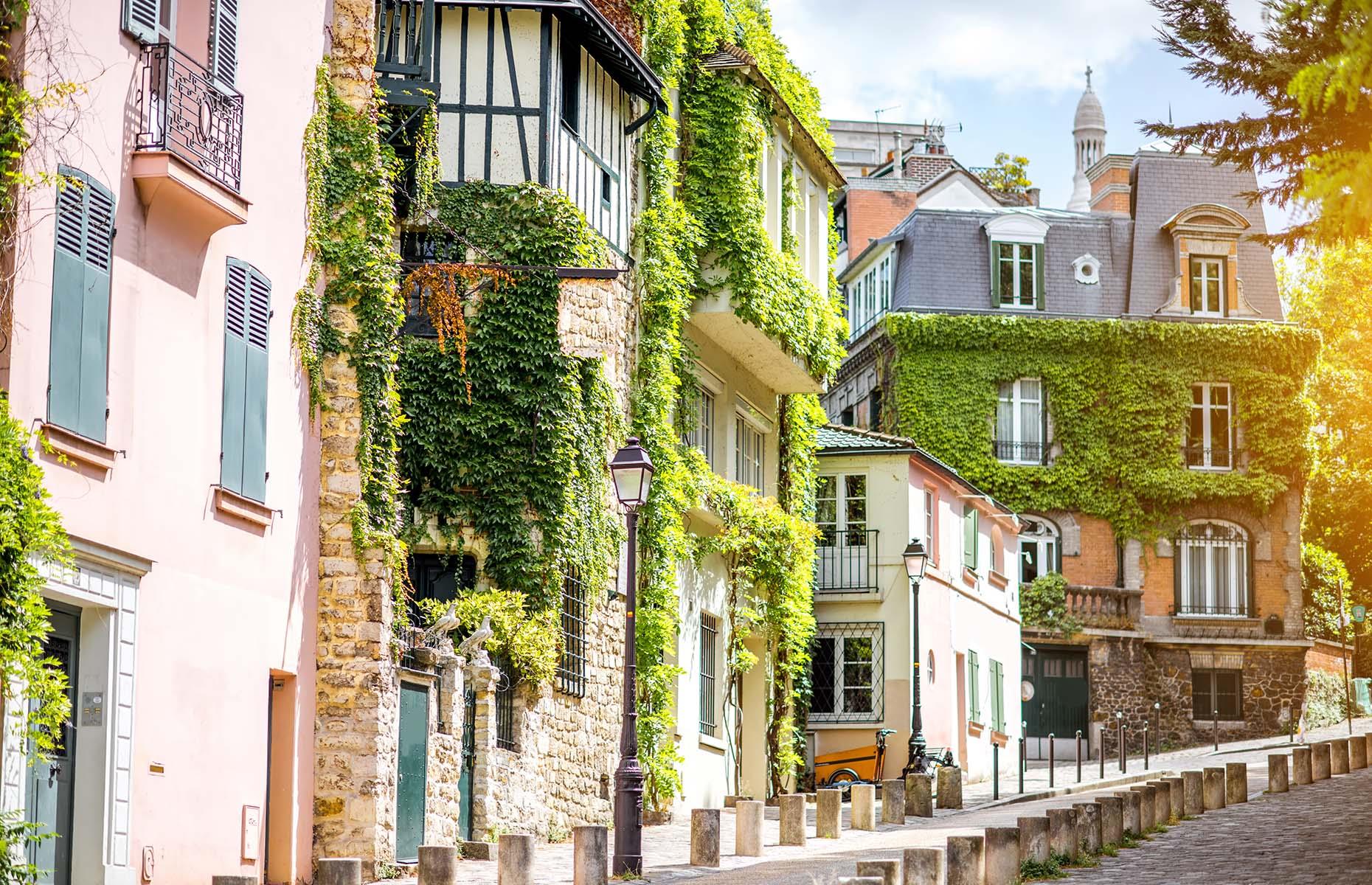 The narrow alleys, little stairways and pretty squares of Montmartre might typically be crammed with tourists but it still offers some of the most mesmerising sights. It’s a steep walk into the cobbled roads of this little hilly neighbourhood within Paris, but it's more than worth it to stroll its atmospheric streets and to gaze down at the hubbub of the city. Sunset is a great time to enjoy a long lingering look at this most romantic of places before snapping up a table at a bistro for dinner.