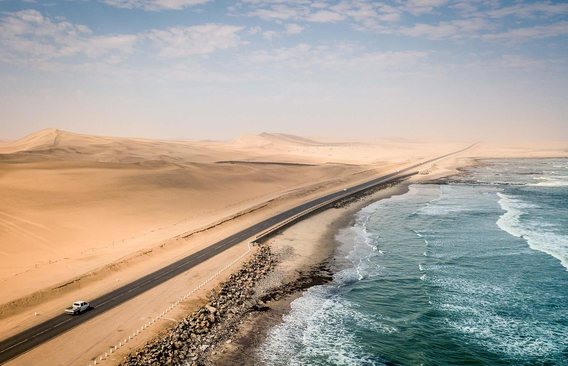 As harsh, desolate and eerie as its name suggests, Namibia’s Skeleton Coast is the epitome of untamed natural beauty. Located between the former German colonial town of Swakopmund and the Angolan border, the 311-mile (500km) coastline encompasses towering sand dunes, crashing waves fuelled by the icy Benguela Current, and the scattered remains of animal bones and shipwrecks which give the region its moniker.