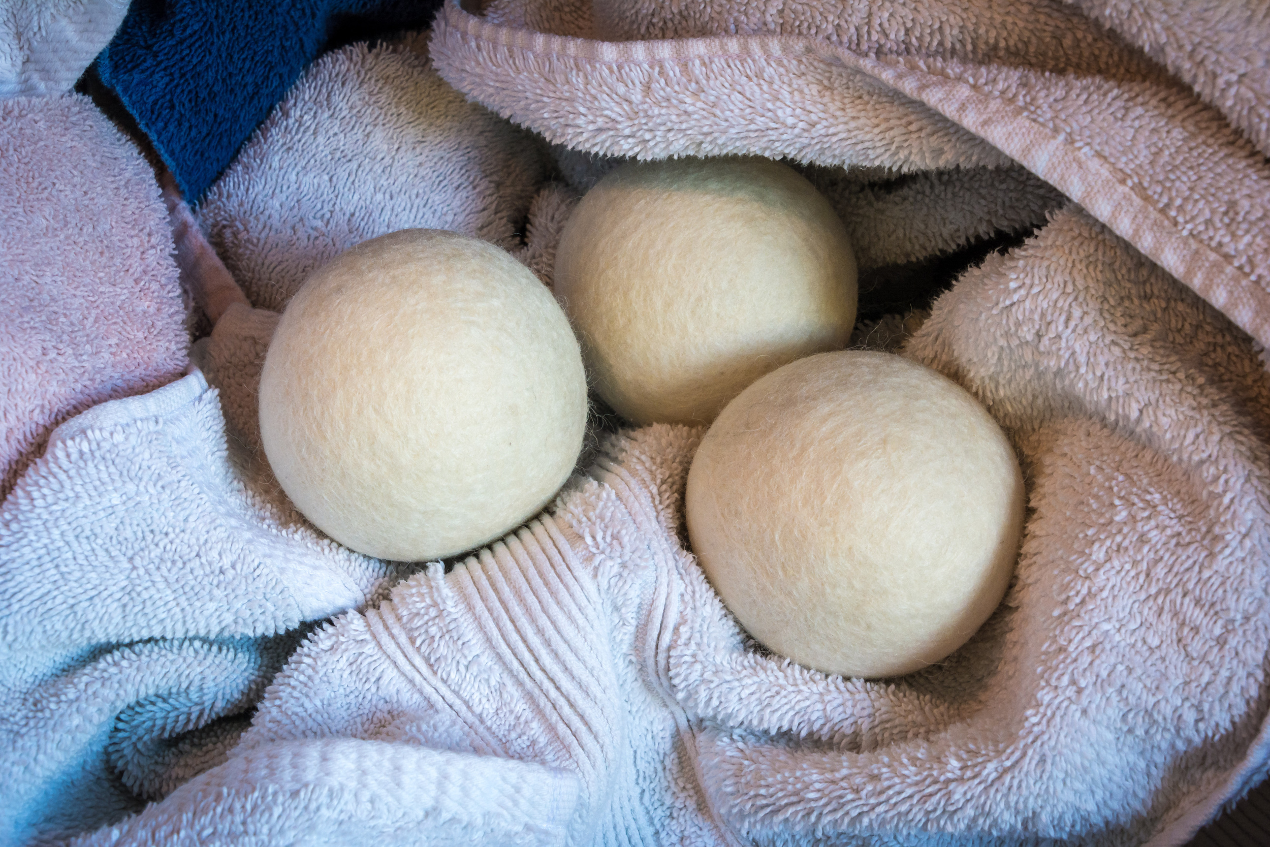 <p>Dryer sheets may help reduce static and make laundry smell nice, but they're packed with chemicals that can be toxic to environments once you've tossed them in the trash. Reusable wool dryer balls, on the other hand, are much more eco-friendly and can be scented with a few drops of essential oils if desired. </p>