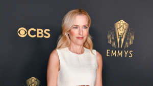 Gillian Anderson posing for a picture: Gillian took home the award for Supporting Actress in a Drama Series for her role as late British Prime Minister Margaret Thatcher in 'The Crown', and she dedicated her Emmy to her "best friend" and manager Connie Freiberg. The former ‘X-Files’ star said: “I want to say thank you to Peter Morgan for creating this role and to Netflix for everything. "I really want to dedicate this award to a woman who was my manager for 20 years, Connie Freiberg. She believed in my like no one else would, believed I had talent when I didn't think I had talent, always invited me to take the high road, she was one of the best friends I ever had in my life. she wore the same dress five years running to every awards show, three times a year, slow fashion before everyone knew it was cool. I love you, this is for you. Thank you."