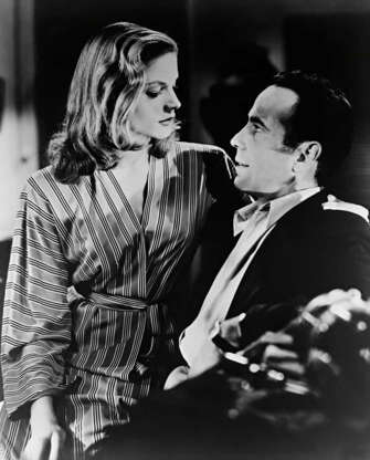 Diapositiva 23 de 33: Bogart se enamoró de Bacall y se divorció de Methot. La nueva pareja estuvo casada hasta la muerte del actor, en 1957.