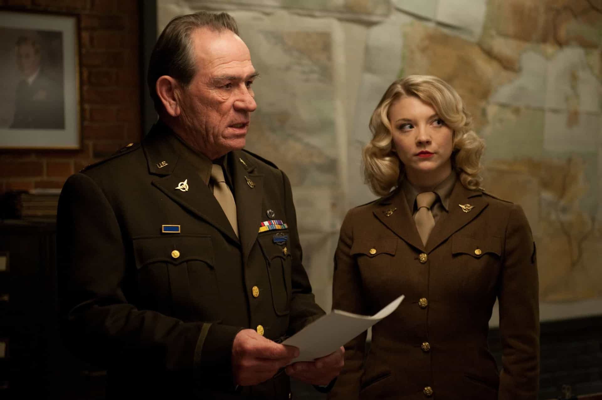 <p>A atriz de 'Game of Thrones' Natalie Dormer interpretou a soldado Lorraine em 'Capitão América: O Primeiro Vingador' (2011).</p>