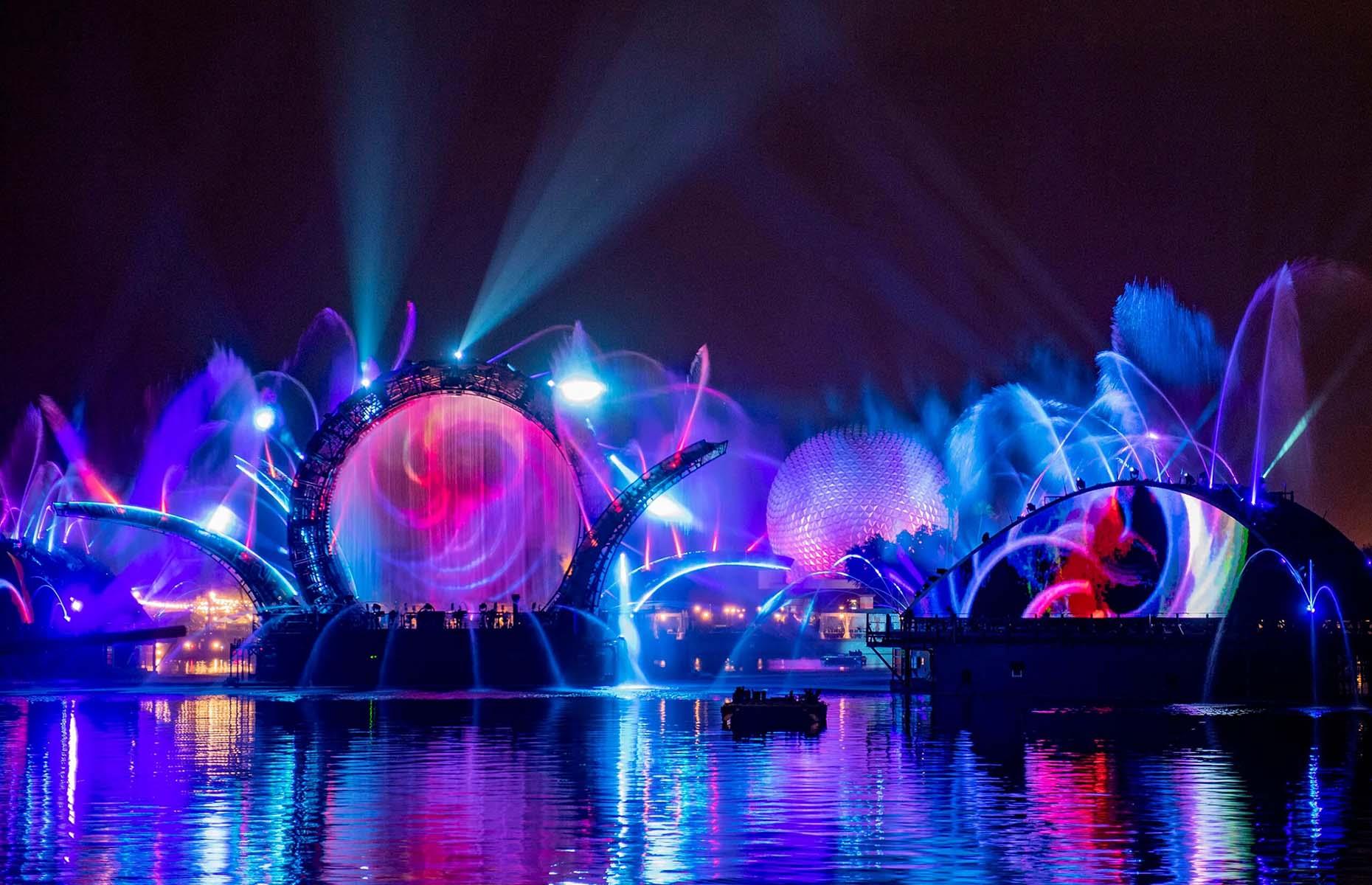 Among the new shows launching is Harmonius at EPCOT. One of the largest nighttime spectacles ever created at Disney, it'll celebrate the music of Disney and how it inspires people. The scores will be performed by a diverse group of artists from around the world, while the setting for the show will feature massive floating set pieces, custom-built LED panels and choreography including moving fountains, lights, lasers and pyrotechnics.