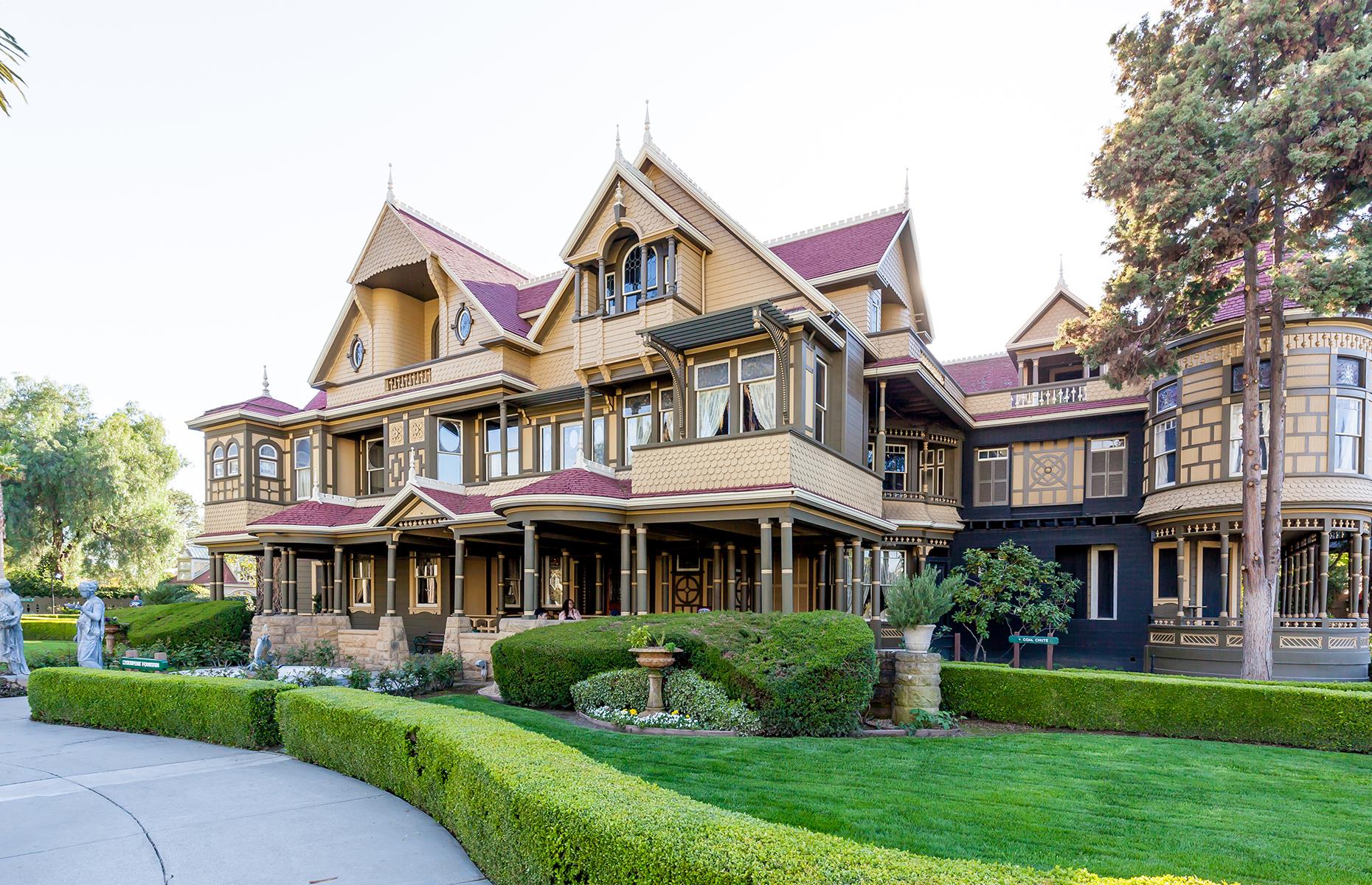 <p>Even without stories of ghosts and ghouls, the <a href="https://www.winchestermysteryhouse.com/">Winchester Mystery House</a> is a wonder. It was the vision of widow Sarah Winchester, who first bought a humble two-story farmhouse in 1886. She eventually built the home out to a seven-story mansion complete with 160 rooms and the seemingly never-ending construction remains a mystery to this day. Some believe her bizarre building frenzy was the result of her being plagued by spirits and paranormal stories are explored on guided tours – there are typically special events for Halloween too.</p>