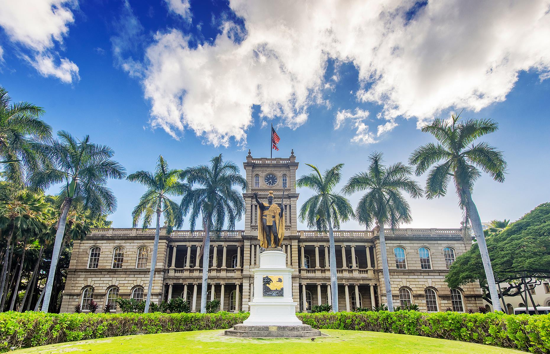 <p>Fancy royal palaces are few and far between in the States, but <a href="https://www.iolanipalace.org/">Iolani Palace</a> is a truly regal pile, once home to King Kalakaua and Queen Kapiolani, among others. And, if that wasn't enough, it's reportedly got a few ghostly residents to boot. Guards and guests of the royal palace have reported sightings of Hawaii's last sovereign monarch, Queen Liliuokalani, floating about the grounds and gazing out from palace windows.</p>  <p><a href="https://www.loveexploring.com/galleries/112118/abandoned-palaces-rebuilt-before-your-eyes?page=1"><strong>These abandoned palaces are rebuilt before your eyes</strong></a></p>