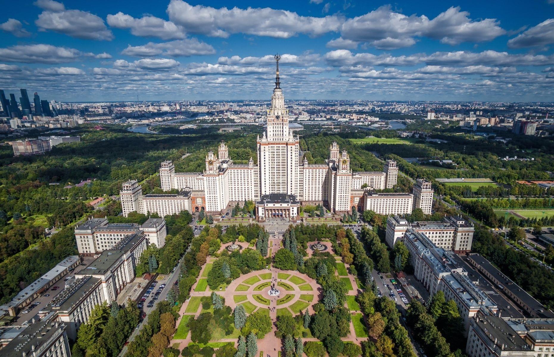 <p>While some of the world's most beautiful universities are well-renowned, others fly under the radar and Russia's Lomonosov Moscow State University is definitely in the latter camp. Founded in 1755 by Russian polymath Mikhail Lomonosov, the institution is home to a dazzling 787-foot-tall (240m) skyscraper. Designed in the Stalinist architectural style, it was built mostly by German prisoners of war. If you're a history buff, you can <a href="http://en.tour.vrmsu.ru/">take a virtual tour</a> of the campus.</p>