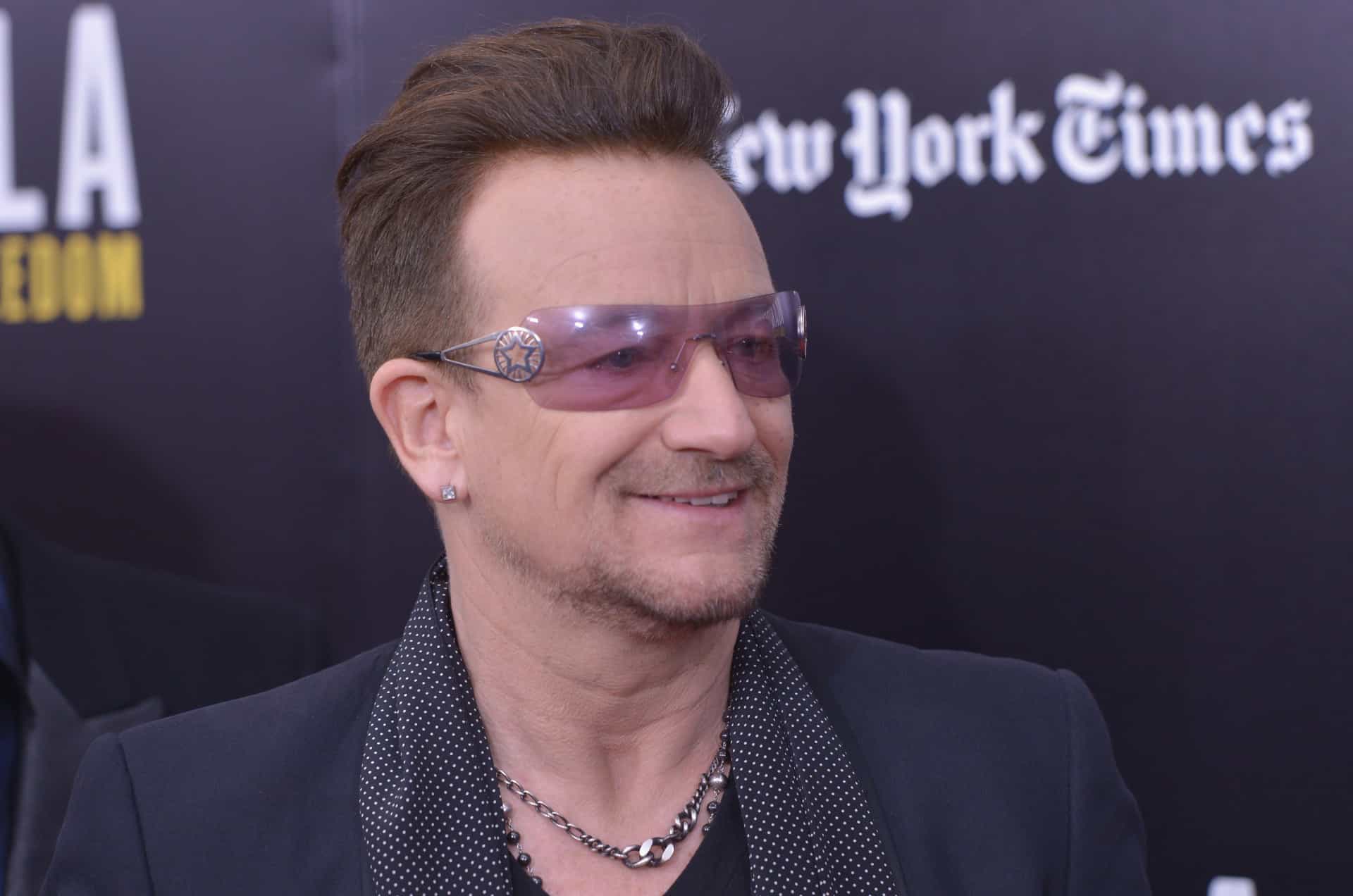 Slide 9 of 31: Bono bought a plane ticket for US$1,700. And now you're thinking "so what?" Wait for it. He bought the plane ticket for... his hat! The artist went on vacation and accidentally forgot his favorite hat at home, but had it delivered by airplane!