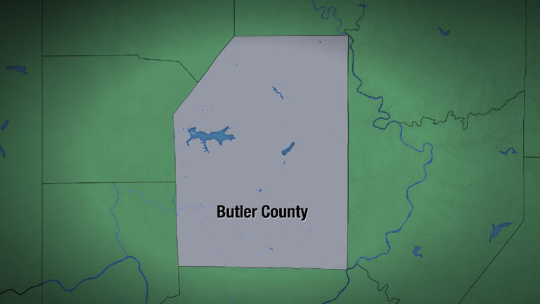 Butler County map
