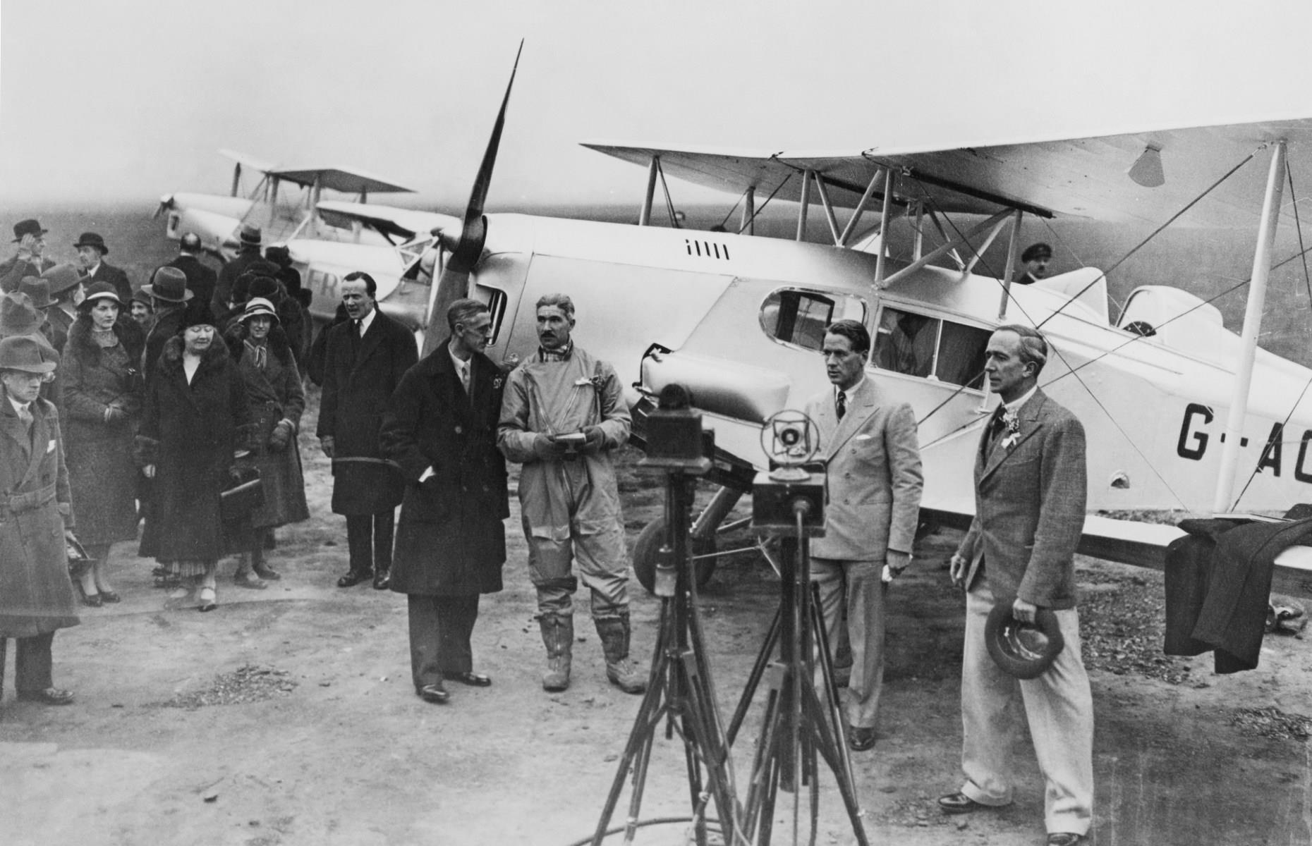 <p>By 1933, several further unsuccessful attempts had been made to climb Everest. But two Scottish pilots, Lieutenant David McIntyre and Sir Douglas Douglas-Hamilton, made history on 3 April that year when they were the first men to fly over the mystical mountain. <a href="https://www.bbc.co.uk/news/av/science-environment-40050594">Flying higher than anyone had before</a>, the two men captured important footage which was later <a href="https://www.theguardian.com/science/the-h-word/2013/apr/03/first-flight-over-everest-physiology">examined by Michael Ward</a>, mountaineer and doctor on the successful 1953 expedition. </p>  <p><a href="https://www.loveexploring.com/galleries/67325/incredible-stories-of-intrepid-explorers-through-the-centuries?page=1"><strong>Discover the incredible stories of intrepid explorers through the centuries</strong></a></p>