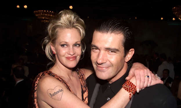 Slide 2 of 28: Banderas has always had a love for beautiful women, and was allegedly caught cheating on Griffith in Cancun in 2012. While the pair did eventually break up, it was several years later. Griffith claimed it was because she was stuck, and stated that "nobody else is to blame."Follow us and access great exclusive content everyday