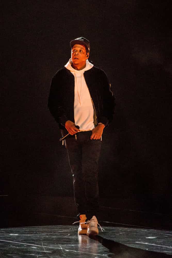 Slide 25 of 61: Jay was banned from China because of his "vulgar" lyrics.