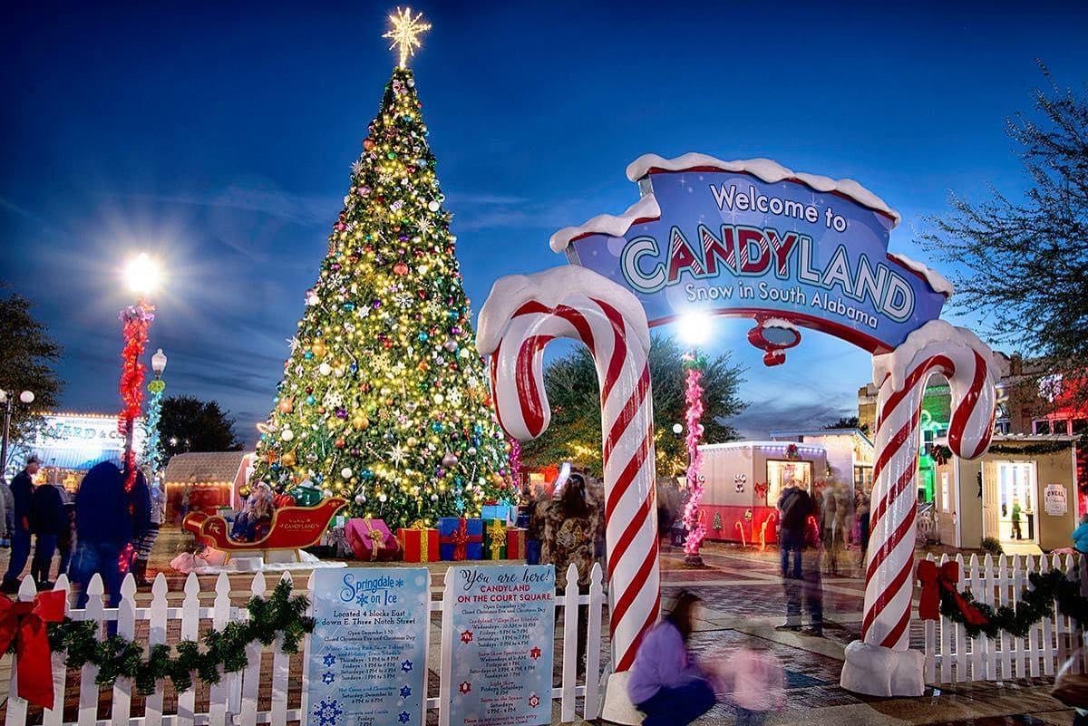<p class=""><strong>Best for</strong>: Free events</p> <p>Who says you can't have a white Christmas in Alabama? This small city with a name like a fairy-tale country transforms its main square to "Christmas in Candyland," complete with snow-making machines to create a blizzard-like show of flurries each day. Additional attractions for this small-town Christmas include snow tubing, outdoor ice-skating, play cottages, light shows, train rides, an inflatable "Arctic" maze, music, hot chocolate, and of course, visits with Santa. Best yet? Most activities are totally free.</p> <p>Located just minutes from the town square, the Best Western Andalusia Inn offers comfortable accommodations and reasonable prices for your holiday trip. It's also right next door to Dean's Cake House, a local bakery noted for its delicious seven-layer cakes.</p> <p class="listicle-page__cta-button-shop"><a class="shop-btn" href="https://www.tripadvisor.com/Hotel_Review-g28992-d72271-Reviews-or5-Best_Western_Andalusia_Inn-Andalusia_Alabama.html">Book Now</a></p>