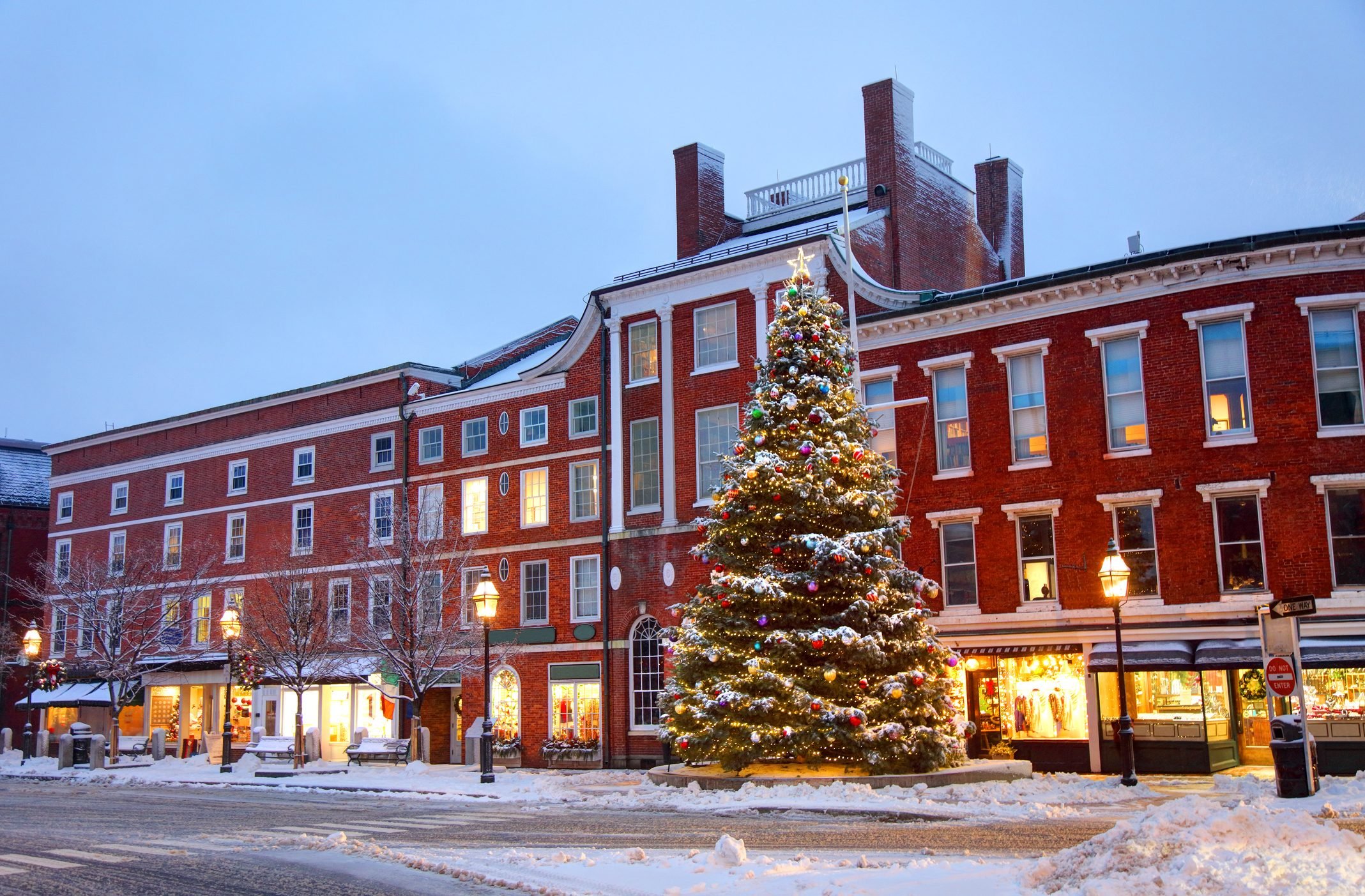 <p><strong>Best for:</strong> A quintessential New England Christmas</p> <p>Complete with snowy scenes and covered bridges, New Hampshire's villages offer the classic Christmas of your dreams. The best of these Christmas towns, though, may be Portsmouth and its Vintage Christmas, which offers a gingerbread house decorating contest, holiday lights parade, musical shows, and beautifully decked out Market Square; while the waterfront living history museum Strawbery Banke features a Candlelight Stroll among decorated historic buildings and outdoor ice-skating.</p> <p>The Hotel Portsmouth, in walking distance of the town's holiday happenings, offers elegant yet simple luxury at reasonable prices in an 1881 Victorian mansion. Claw-foot tubs and fireplaces add to the cozy ambiance.</p> <p class="listicle-page__cta-button-shop"><a class="shop-btn" href="https://www.tripadvisor.com/Hotel_Review-g46209-d5773842-Reviews-The_Hotel_Portsmouth-Portsmouth_New_Hampshire.html">Book Now</a></p>