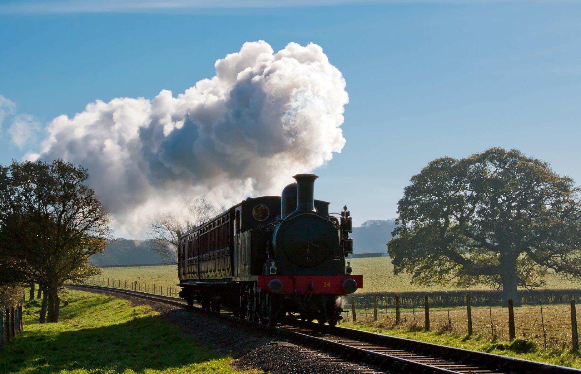<p>A heritage line with locomotives dating back to the 1860s, the <a href="https://iwsteamrailway.co.uk/">Isle of Wight Steam Railway</a> offers a glimpse into the UK’s golden age of train travel. With steam engines and beautifully restored Victorian and Edwardian carriages, the journey skims around five-and-a-half miles (9km) from Smallbrook Junction to Wootton. The award-winning railway tours through the Isle of Wight’s idyllic countryside and ancient woodland that's buzzing with wildlife. Inside the railway shop at Havenstreet Station, there is a small gallery with artefacts exploring the steam railway’s history including nameplates and tools.</p>