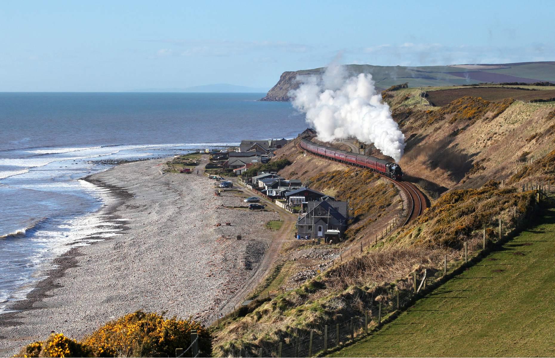<p>The <a href="https://www.communityrailcumbria.co.uk/lines/cumbrian-coast-line/">Cumbrian Coast Line</a> is a wonderful route that loops through some of the county’s most spectacular sights and hidden gems. Trawling 85 miles (137km) from Barrow-in-Furness to Carlisle, the train takes travellers through rolling fields, striking fells and provides breathtaking views across the Irish Sea. The line's main attractions include Maryport, a tiny town that lies at the site of a Roman port and is steeped in history, the beautiful Black Combe fell and the incredible Lake District National Park. </p>