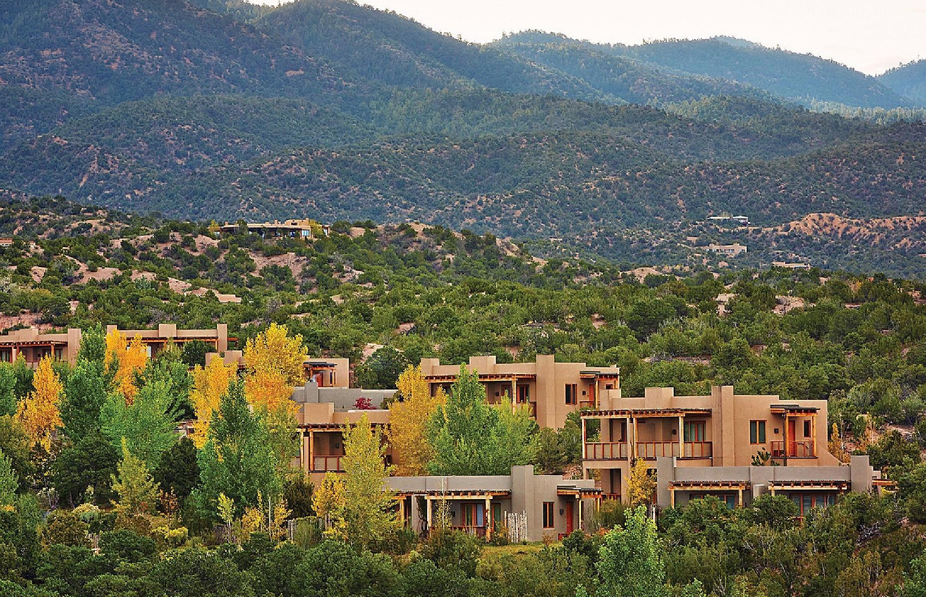 <p>With only 65 rooms and the cover of the Sangre de Cristo mountains, this <a href="https://www.fourseasons.com/santafe/">boutique resort</a> showcases both the urban cool of Santa Fe and the wonder of the Southwest’s wilderness. The hotel’s amenities – well-appointed rooms, a top-rate spa and plenty of picturesque places to lounge – are reason enough for a stay, but the surrounding area also offers guests the chance to hike, bike and even take hot-air balloon rides.</p>