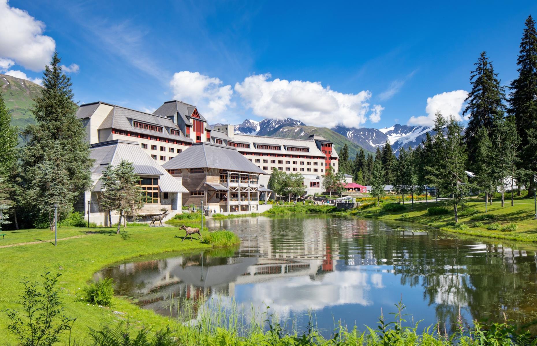 <p>This <a href="https://alyeskaresort.com/">chateau-style hotel</a> stands at the base of the Chugach Mountains, a top Alaskan ski area that doubles as a great hiking destination in the summertime. Suitable for family trips, the comfy accommodations at the Alyeska include a number of larger suites, all decorated with striking indigenous Alaskan artwork. Spa services, a yoga studio and fine dining are all available, so you'll get the full resort experience. </p>