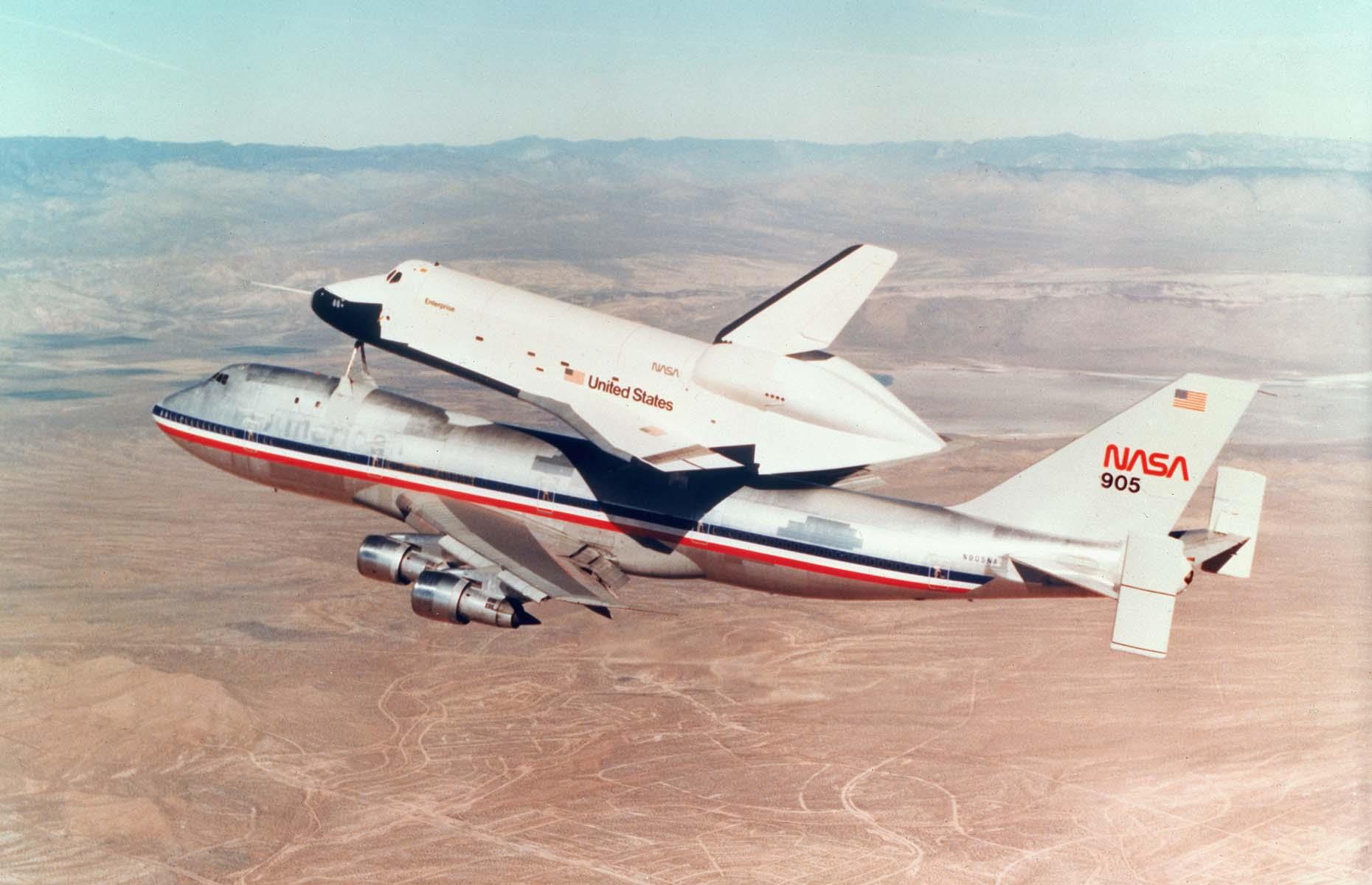 The original jumbo jet, Boeing 747 held the passenger capacity record for 37 years and was more than twice the size of any other airliner at the time. A masterpiece of industrial design, this behemoth famously transported the Space Shuttle on its back in 2012, when the Endeavour spacecraft was moved from the Kennedy Space Center in Florida to Los Angeles, California.