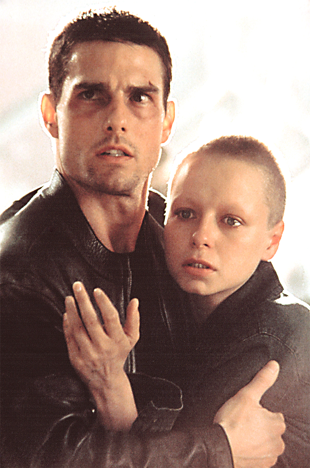 <p>Tom Cruise is seen here in 2002’s ‘Minority Report’. He played Chief John Anderton, the head of a Precrime unit advanced in psychic technology, who is accused of murdering a man he had never even met.</p> <p>The movie is adapted from a 1956 novella. Also starring Colin Farrell and Samantha Morton, the film earned over $358 million worldwide off of an overall budget of $142 million.</p>