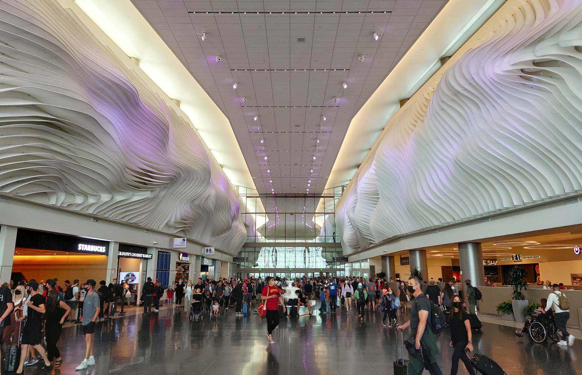 <p>Close to the city it serves, Salt Lake City International Airport moves up one place, with a score of 826. In September 2020, it opened the first part of its $4.1 billion renovation project: a concourse which includes extensive parking space, high-tech technology at security gates and modern waiting areas. Works are due to be completed in 2024, which may send the airport higher and higher in the customer satisfaction rankings. </p>  <p><a href="https://www.loveexploring.com/guides/87130/things-to-do-road-trip-south-utah"><strong>Discover what south Utah has to offer here</strong></a></p>