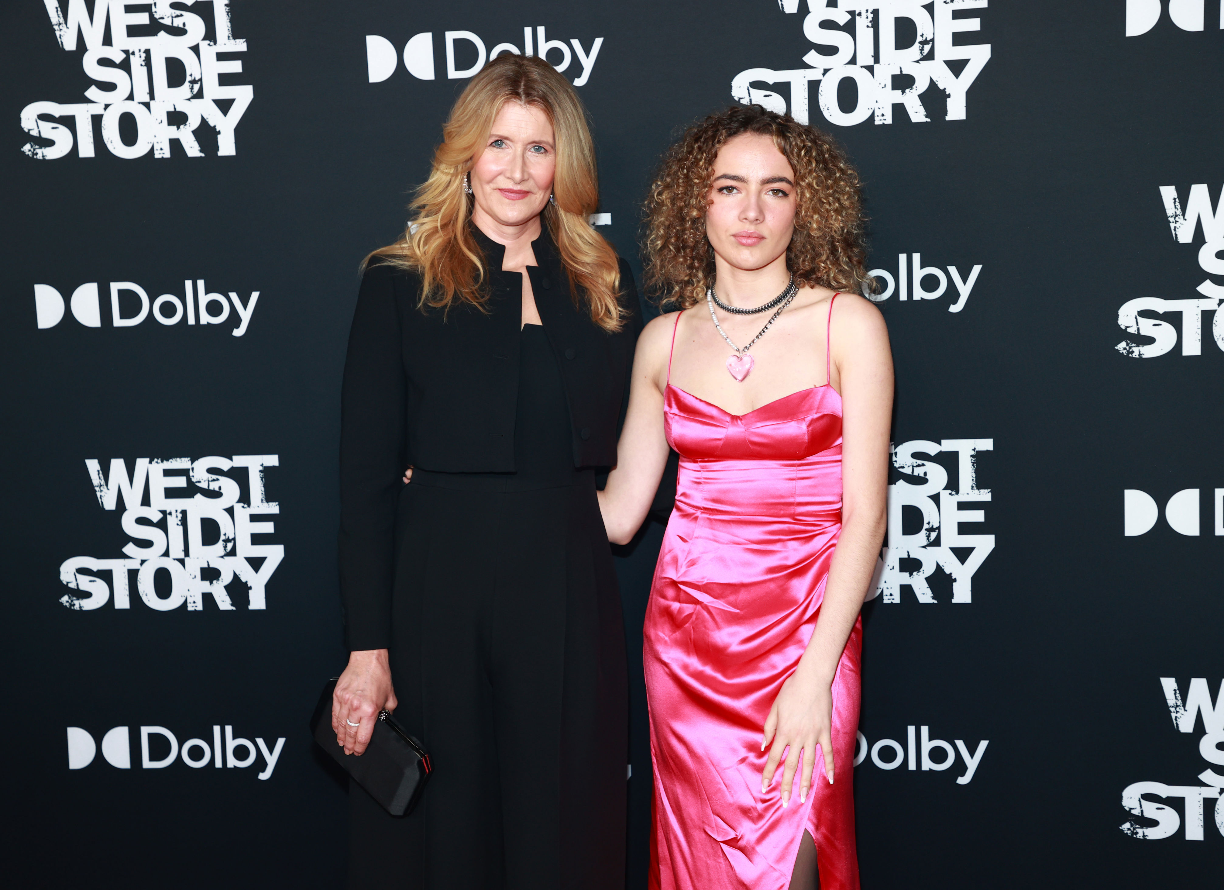 <p>Laura Dern and daughter Jaya Harper (who was born in 2004) attended Disney Studios' premiere of "West Side Story" at the El Capitan Theatre in Hollywood on Dec. 7, 2021.</p>