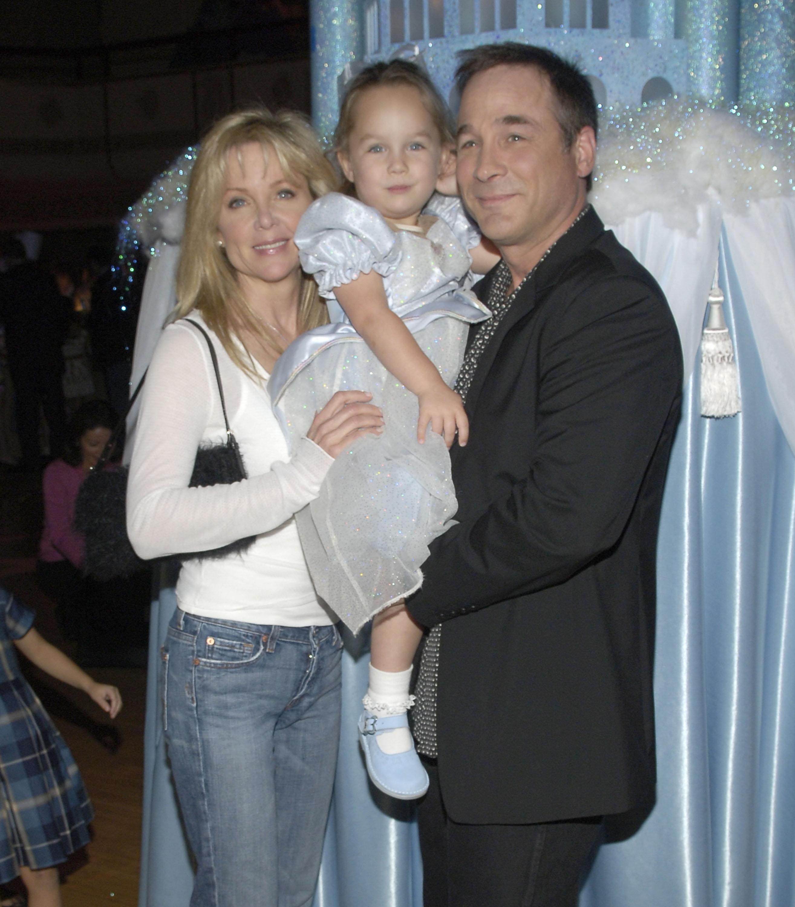 <p>"Knots Landing" actress Lisa Hartman Black and country music star Clint Black brought their only child, daughter Lily Pearl Black, then 4, to a "Cinderella" DVD release party at the Waldorf Astoria in New York City on Oct. 2, 2005.</p>