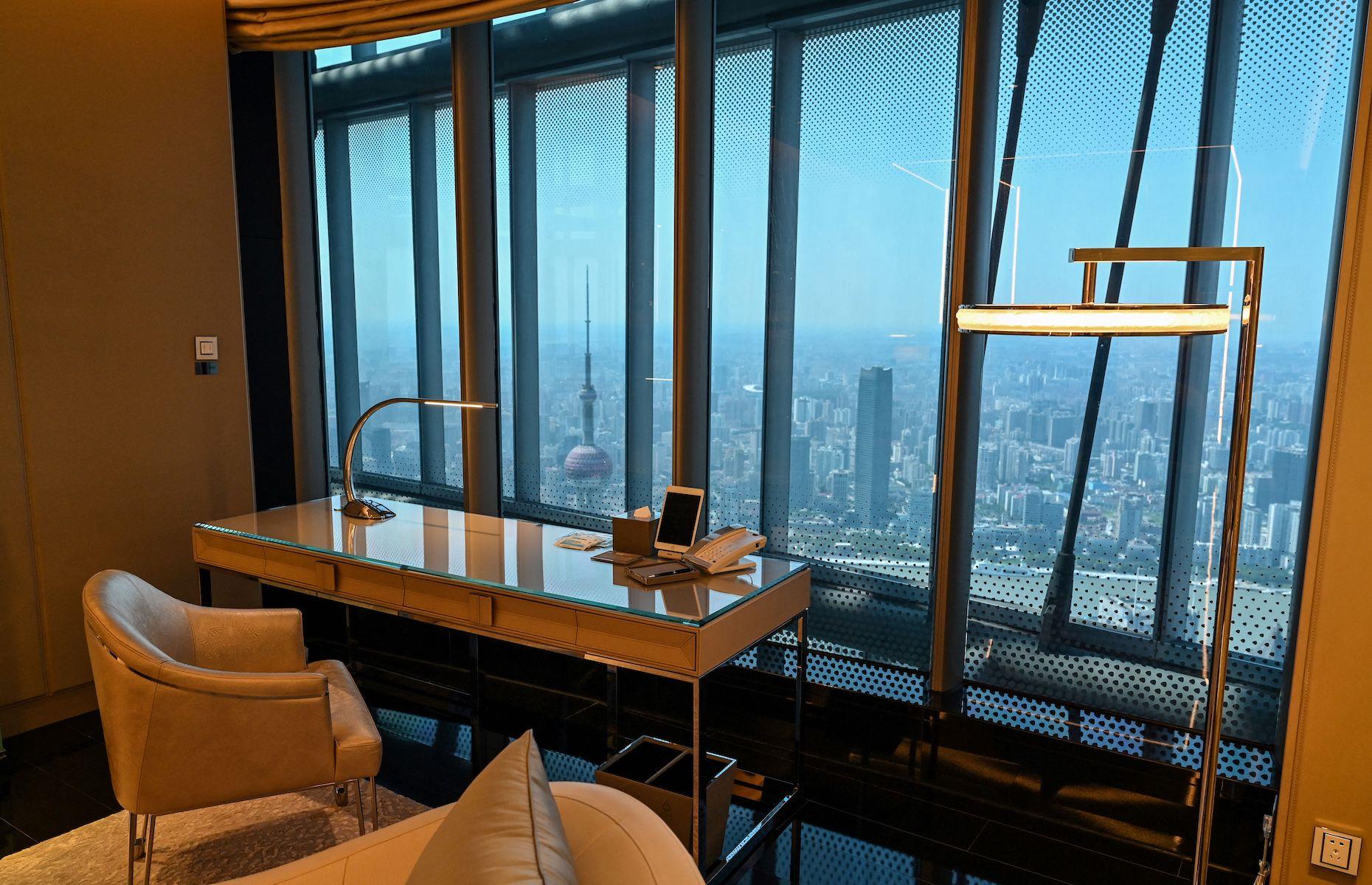 <p>Opened in June 2021 within the 1,841-foot (561m) Shanghai Tower, <a href="https://www.jhotel-shanghai.com/en/">J Hotel</a> is dubbed the world's highest hotel. Located across floors 84 to 105 and the 120th floor, its luxurious 165 rooms offer a stunning vantage point over the high-rise city, including the Yangtze River and Shanghai's financial hub Lujiazui . The views on cloudy days are no less breathtaking as guests awake surrounded by billowing clouds.</p>
