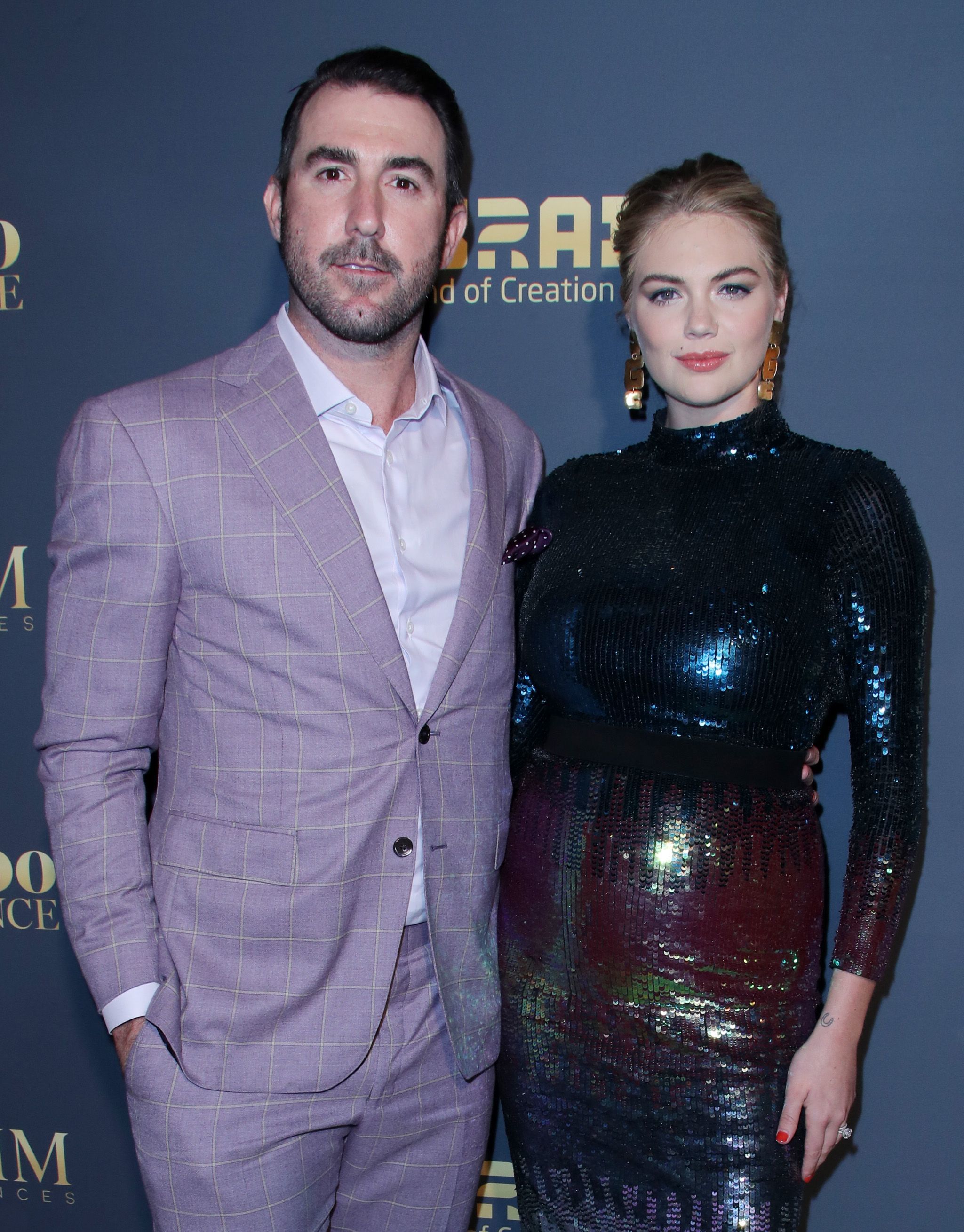 <p><a href="https://www.wonderwall.com/celebrity/profiles/overview/kate-upton-1526.article">Kate Upton</a> and Justin Verlander tied the knot in 2017 and welcomed their first child in 2019. The model is nine years younger than her baseball player husband, whom she wed at 25.</p>