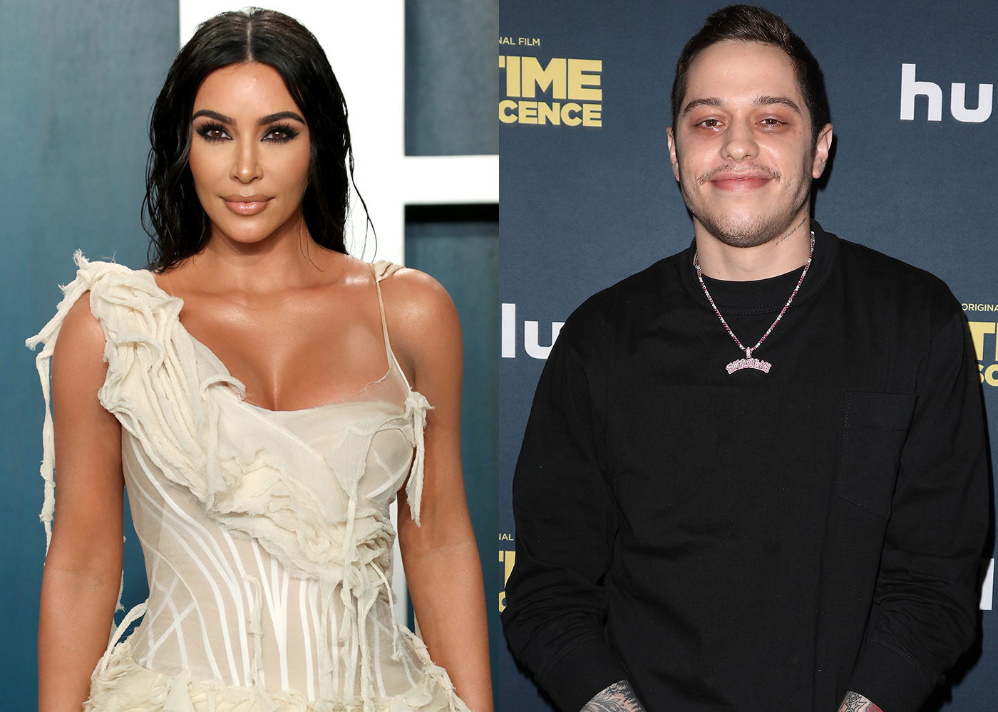 <p>In late October 2021, Kim Kardashian started spending time with Pete Davidson, who's nearly 13 years her junior. Within days of the first sighting of them <a href="https://www.wonderwall.com/celebrity/alec-baldwin-opens-up-about-horrible-rust-set-shooting-more-news-515528.gallery">holding hands at an amusement park</a>, they'd gone on <a href="https://www.wonderwall.com/news/take-two-kim-kardashian-pete-davidson-spotted-at-dinner-again-517224.article">multiple dates</a> -- and the "Saturday Night Live" comedian spent his 28th birthday in November with the reality TV star at her momager <a href="https://www.wonderwall.com/celebrity/profiles/overview/kris-jenner-1409.article">Kris Jenner</a>'s Palm Springs, California, vacation home. </p>