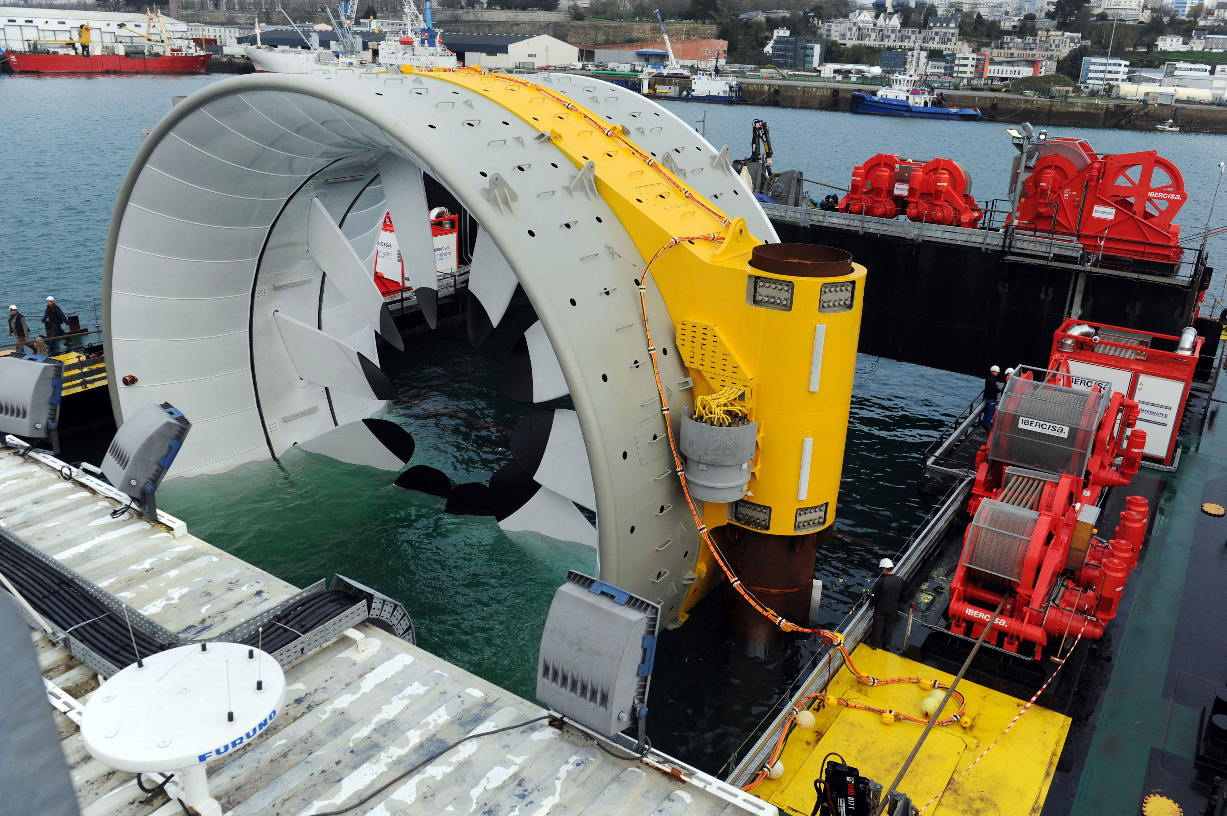 Приливная электростанция. Волновая электростанция Oceanlinx. Турбинные волновые электростанции. Сихвинская ПЭС. Приливная турбина.