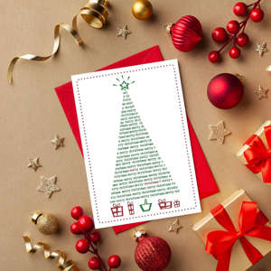 Sending Christmas cards can be a fun Christmas activity, but it can also feel like a chore to pick the perfect card, decide what to write in a Christmas card, and make your list of who to send them to. And then there's the fact that buying Christmas cards quickly adds up. That is, unless you opt for free, printable Christmas cards. We know what you're thinking, but free Christmas cards don't have to be tacky or cheap-looking. In fact, these downloadable Christmas card templates are so beautiful and cute that you may wonder why you ever paid for cards in the past. This Christmas, use these printable Christmas cards to celebrate the holidays and show people you care. You can also embellish them with these Christmas quotes!