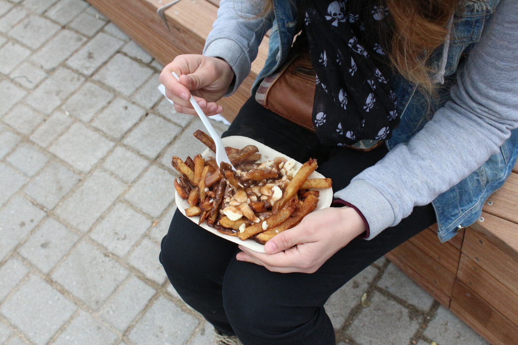 <p>Morning, noon, and night, poutine can be made in 1,001 ways to please all palates, but the classic version features three essential ingredients: <a href="https://labanquise.com/en/poutine-history.php" rel="noreferrer noopener">fries, cheese curds, and brown gravy</a>. This comforting and filling trio that can be found throughout Quebec.</p>