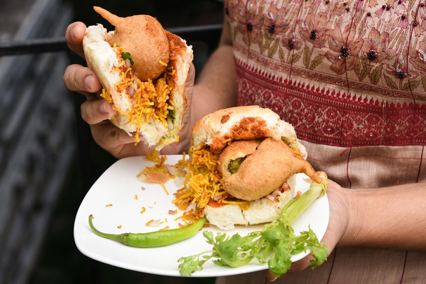 <p>Indians have no fear of carbs. After all, they popularized the famous potato sandwich. You heard that right! The vada pav is a <a href="https://food.ndtv.com/food-drinks/vada-pav-history-of-this-massy-mumbai-snack-would-make-you-want-to-grab-one-right-now-2012995" rel="noreferrer noopener">soft bread roll spread with chutney and filled with a ball of fried mashed potatoes</a>.</p>