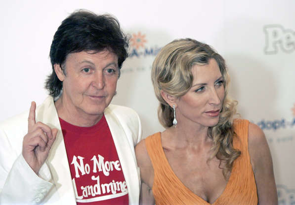 Slide 3 of 21: In a bitter court battle, Beatle Paul McCartney and ex-wife Heather Mills landed on a divorce settlement of almost 25 million pounds (nearly US$50 million) in 2008.