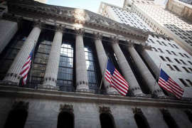 U.S. shares lower at close of trade; Dow Jones Industrial Average down 0.01%