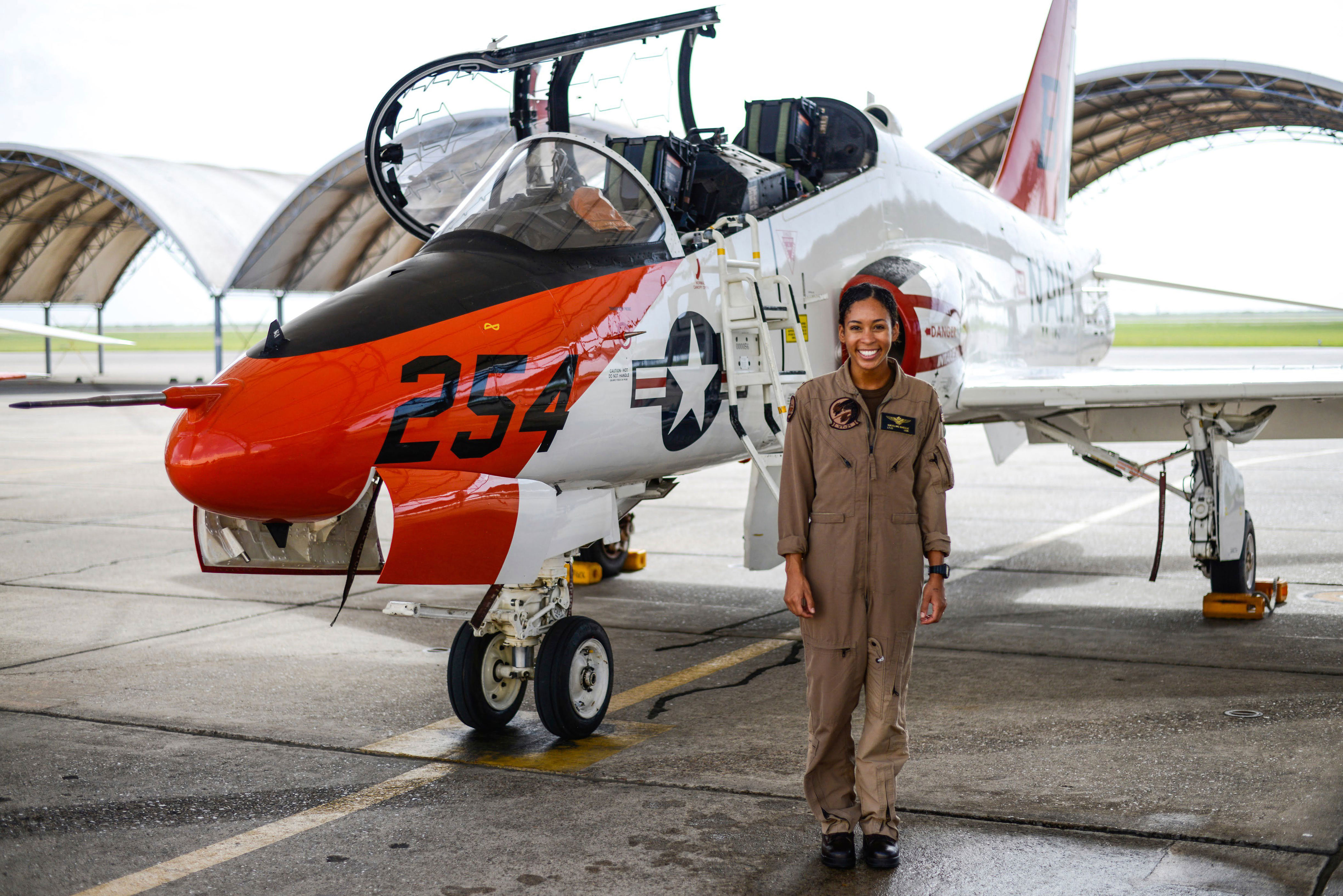 <p>In July 2020, the Naval Air Training Command announced that Navy Lt. j.g. Madeline Swegle had completed her Tactical Air (Strike) pilot training syllabus -- which made her the first Black female tactical fighter pilot in the history of the U.S. Navy.</p>
