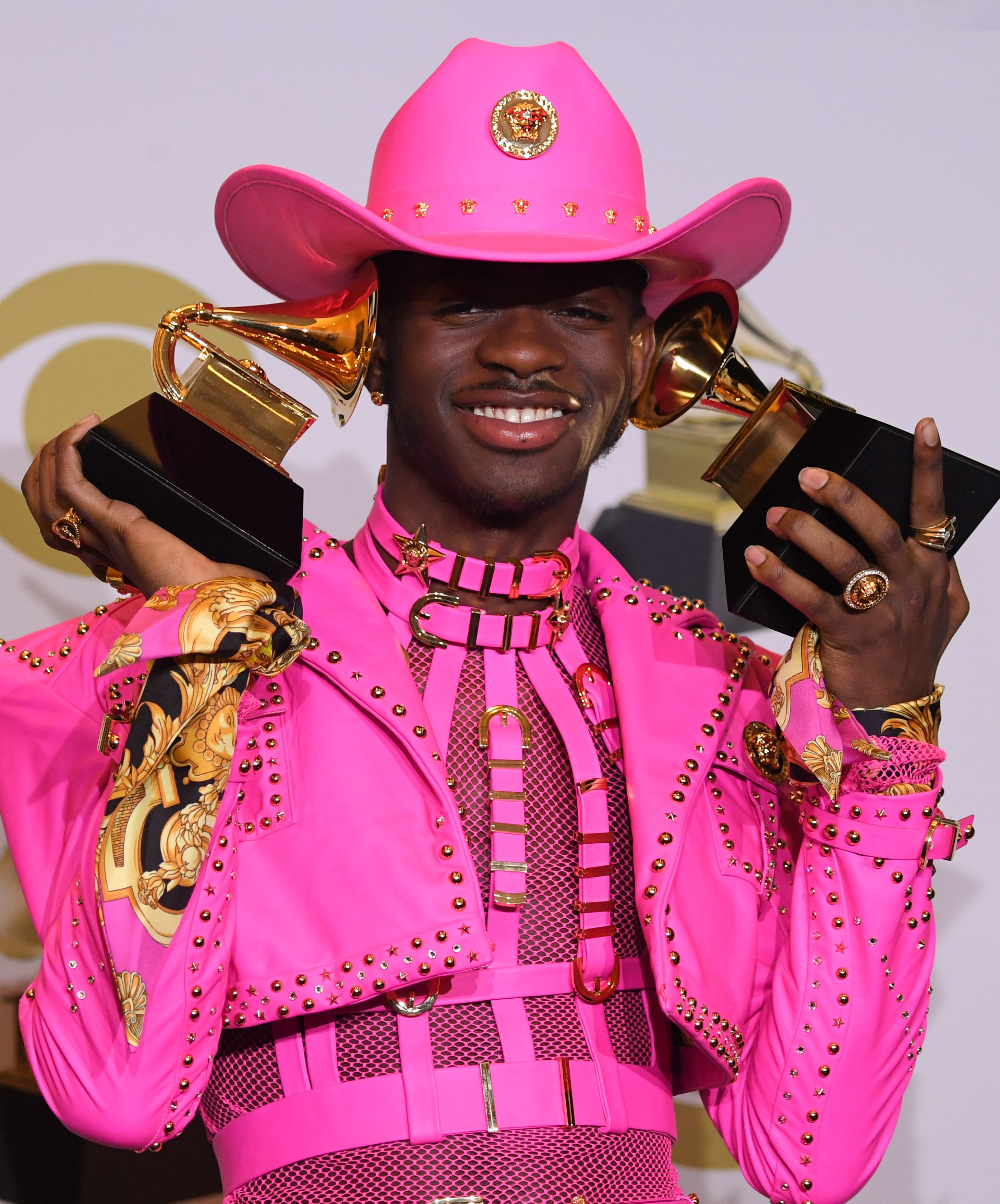 <p>Who hasn't blasted "Old Town Road"?! In the summer of 2019, Lil Nas X's remixed country-rap track, which also features hitmaker Billy Ray Cyrus, set a new record when it became the <a href="https://www.wonderwall.com/entertainment/music/biggest-music-news-2019-3021347.gallery?photoId=1061564">longest running No. 1</a> on the Billboard Hot 100, topping the chart for an incredible 19 consecutive weeks. Further, the Grammy winner's hit <a href="https://www.wonderwall.com/entertainment/music/icymi-week-music-oct-20-26-2019-selena-gomez-new-music-justin-bieber-quiet-riot-drummer-cancer-more-3021415.gallery?photoId=1058386">achieved Diamond status</a> in October 2019 (which means it moved 10 million certified units), hitting the sales milestone faster than any other song.</p>