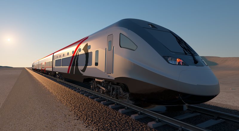 Etihad Rail Passenger train FEAT