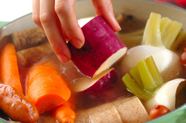 冬野菜のシンプル煮込みの作り方2