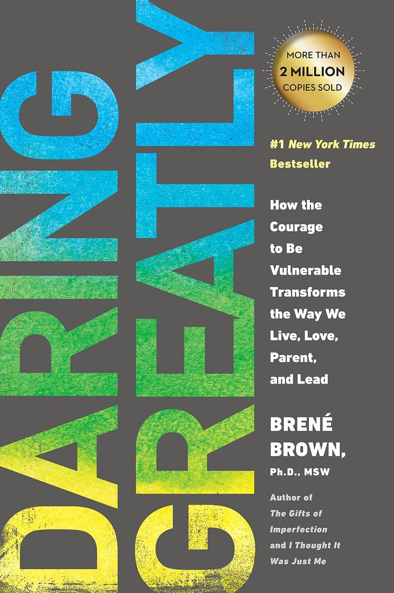 <p>American research professor <a href="https://brenebrown.com/about/">Brené Brown</a> is famous for her books that deal with leadership, courage, and vulnerability. Her book <a href="https://www.goodreads.com/book/show/13588356-daring-greatly"><em>Daring Greatly</em></a>, published in 2012, is an inspiring read on taking risks, emotionally and in all aspects of our lives. </p>