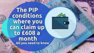 The PIP conditions where you can claim up to £608 a month