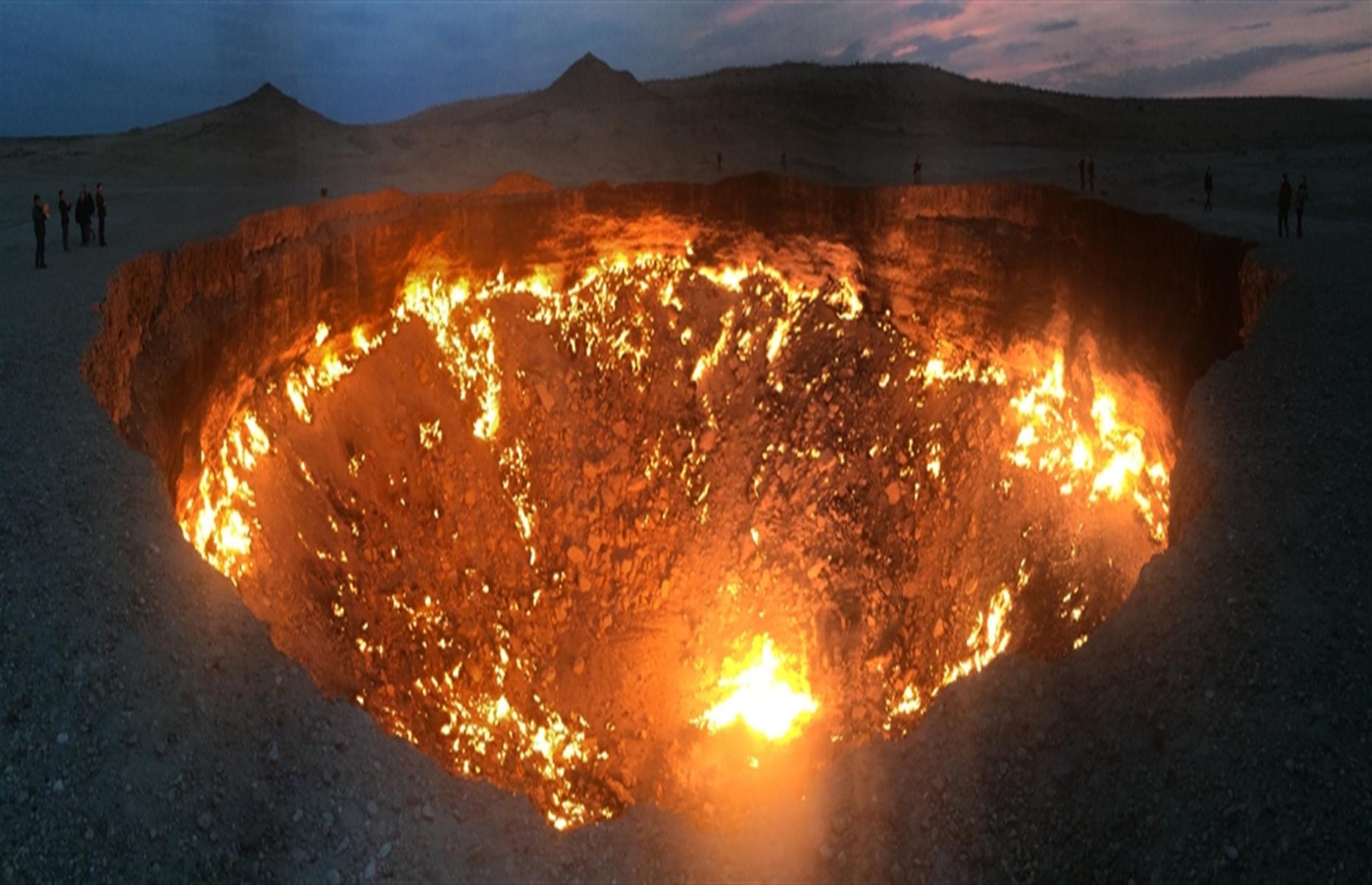 <p>It’s not exactly a top tourist attraction, but Turkmenistan’s Door to Hell is pretty fascinating. Officially called the Darvaza crater, it was caused by a Soviet oil rig drilling into a natural gas cavern in 1971 and has been burning ever since. Take an off-the-beaten-track tour to visit while you still can, as it's been reported that the Turkmenistan president wants to extinguish the fire (natural gas is an important resource for the country).</p>  <p><a href="https://www.loveexploring.com/galleries/89068/the-most-mysterious-places-on-earth?page=1"><strong>See more of the most mysterious places on Earth</strong></a></p>