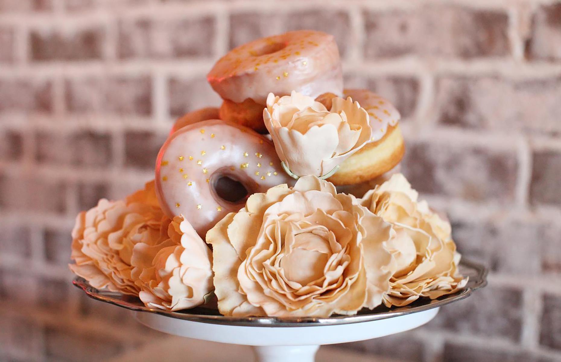 <p>These Champagne and Rosé donuts from <a href="https://www.eastparkdonutsandcoffee.com/">East Park Donuts & Coffee</a> are strictly an adults-only treat. Covered in a pale pink, alcoholic glaze with little gold stars, they’re available as a special order and perfect for weddings, birthdays and other occasions. The shop also offers 'Donut Grams' – personalized messages spelled out in donuts.</p>  <p><a href="https://www.lovefood.com/galleries/89269/the-best-independent-bakery-in-every-state?page=1"><strong>This is the best independent bakery in your state</strong></a></p>