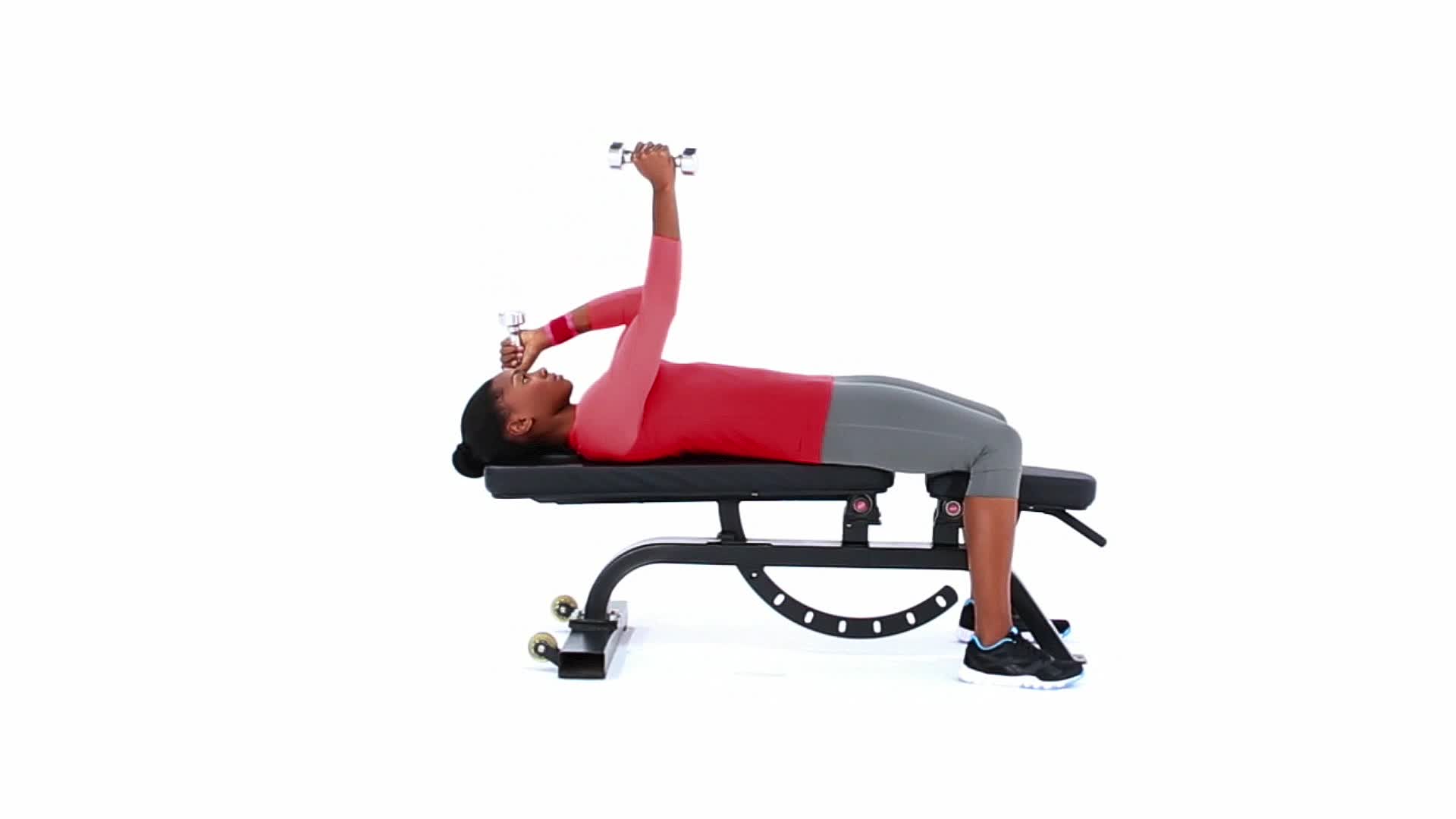 Alternating Dumbbell Lying Triceps Extension Triceps Msn