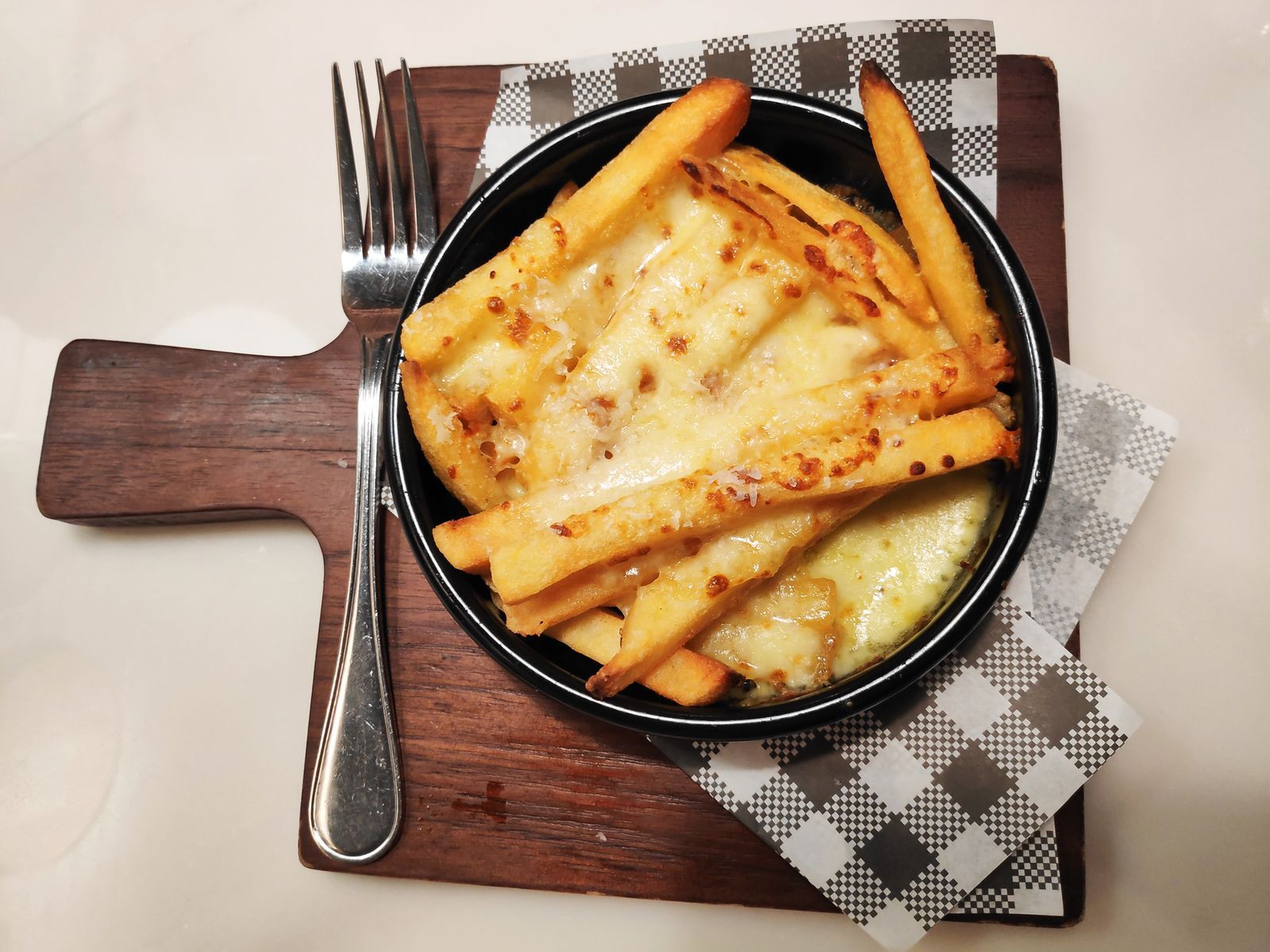 <p>In France, baked potatoes are usually topped with raclette cheese, but substituting <a href="https://www.metro.ca/en/recipes-occasions/recipes/canadian-raclette-and-potato-casserole">fried potatoes</a> is just as delicious!</p>