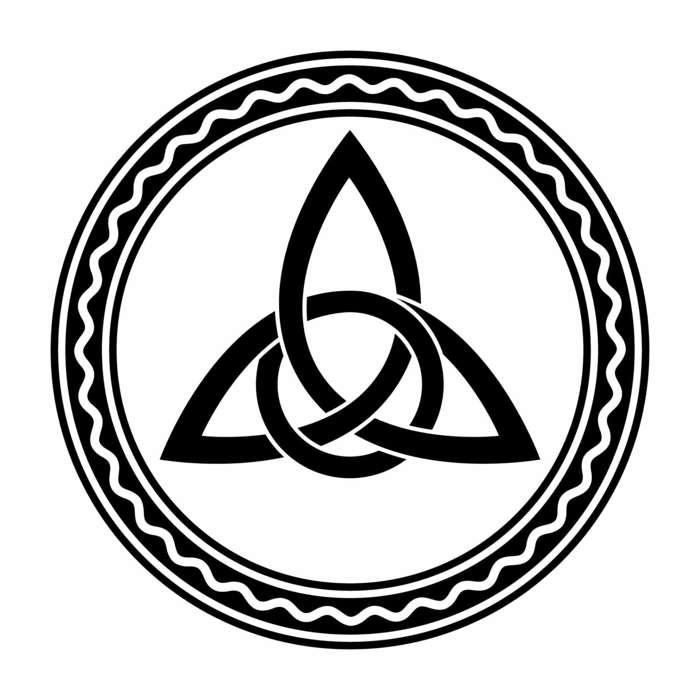 13 de 31 Fotos na Galeria: A Triquetra, também conhecida como Nó Celta, é comumente associada ao paganismo, mas também foi adotada pelo Cristianismo, especialmente durante o Renascimento Celta do século XIX.