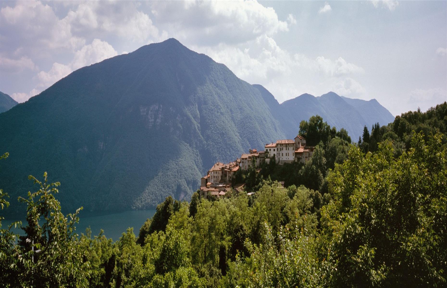 Beginning from the village of Dasio, you’ll pass through remote farms, then dense forests of pine and birch and maybe even spot a waterfall or two. When you reach the top, the views of Lake Lugano are enough to take your breath away. On your way down to the lakefront for an evening spritz to cool off, stop in the car-free village of Castello to breathe in the quiet and fresh air.